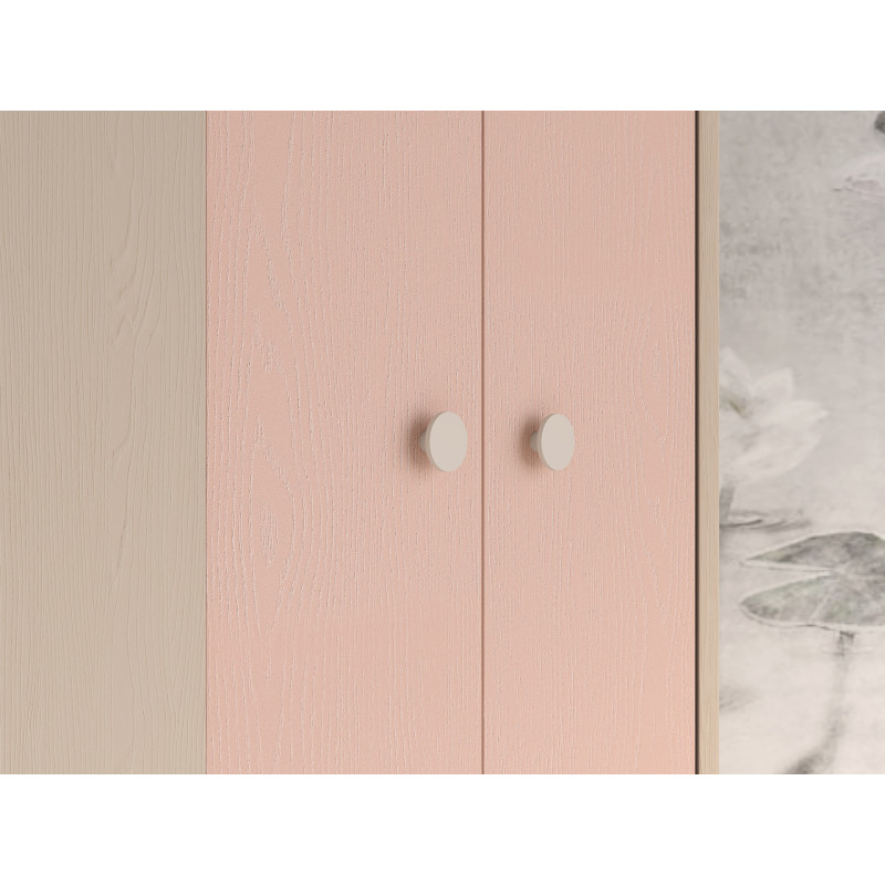 Szafa Mevel 01 Millenial Pink/Szary Pallad ML Meble