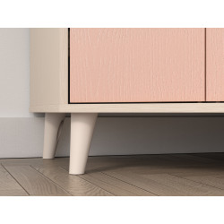 Szafa Mevel 01 Millenial Pink/Szary Pallad ML Meble Szafa Mevel 01 Millenial Pink/Szary Pallad ML Meble