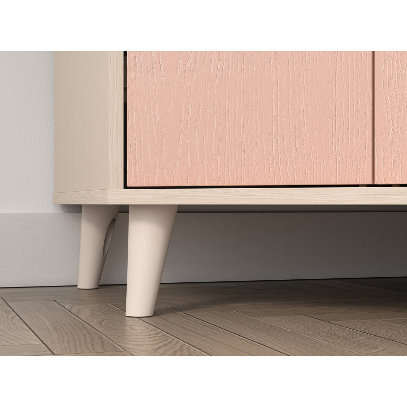 Szafa Mevel 01 Millenial Pink/Szary Pallad ML Meble