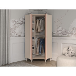 Szafa Mevel 01 Millenial Pink/Szary Pallad ML Meble Szafa Mevel 01 Millenial Pink/Szary Pallad ML Meble