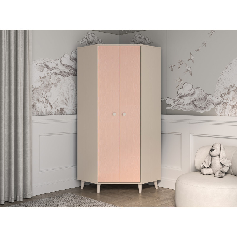 Szafa Mevel 01 Millenial Pink/Szary Pallad ML Meble