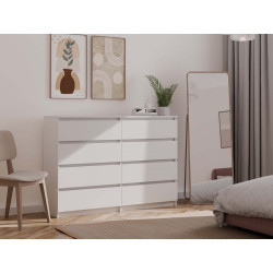 Komoda Malwa M8/140 Biały Komoda Malwa M8/140 Biały