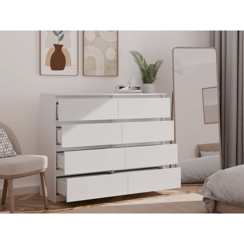 Komoda Malwa M8/120 Czarny