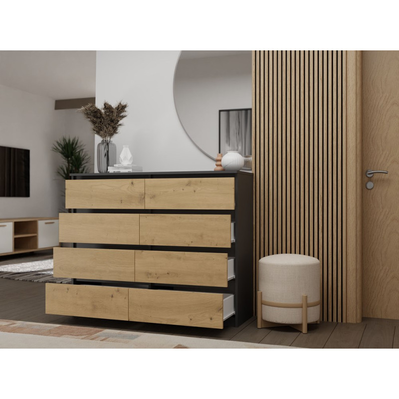 Komoda Malwa M8/120 Antracyt Artisan