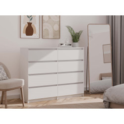 Komoda Malwa M8/120 Biały