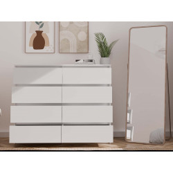 Komoda Malwa M8/120 Biały
