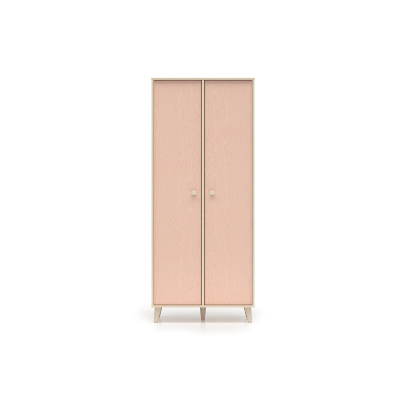 Szafa Mevel 02 Millenial Pink/Szary Pallad ML Meble Szafa Mevel 02 Millenial Pink/Szary Pallad ML Meble