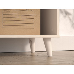 Regał Mevel 03 Millenial Pink/Szary Pallad ML Meble Regał Mevel 03 Millenial Pink/Szary Pallad ML Meble