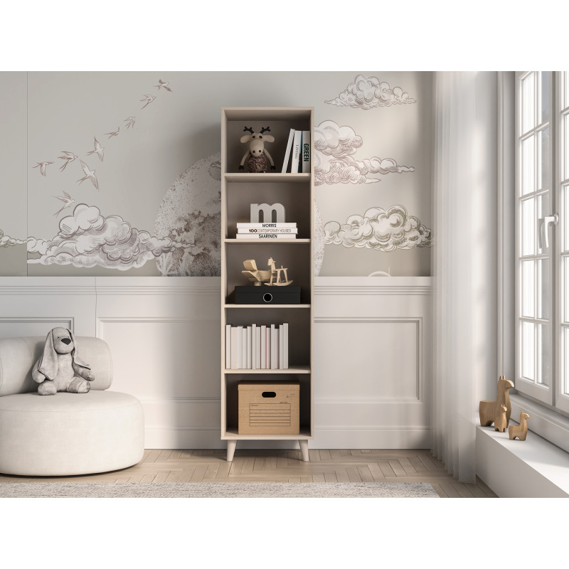 Regał Mevel 03 Millenial Pink/Szary Pallad ML Meble