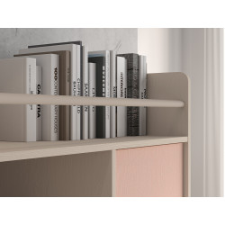 Komoda Mevel 04 Millenial Pink/Szary Pallad ML Meble Komoda Mevel 04 Millenial Pink/Szary Pallad ML Meble