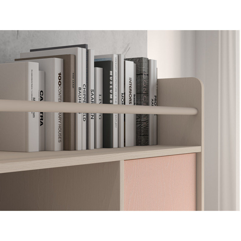 Komoda Mevel 04 Millenial Pink/Szary Pallad ML Meble