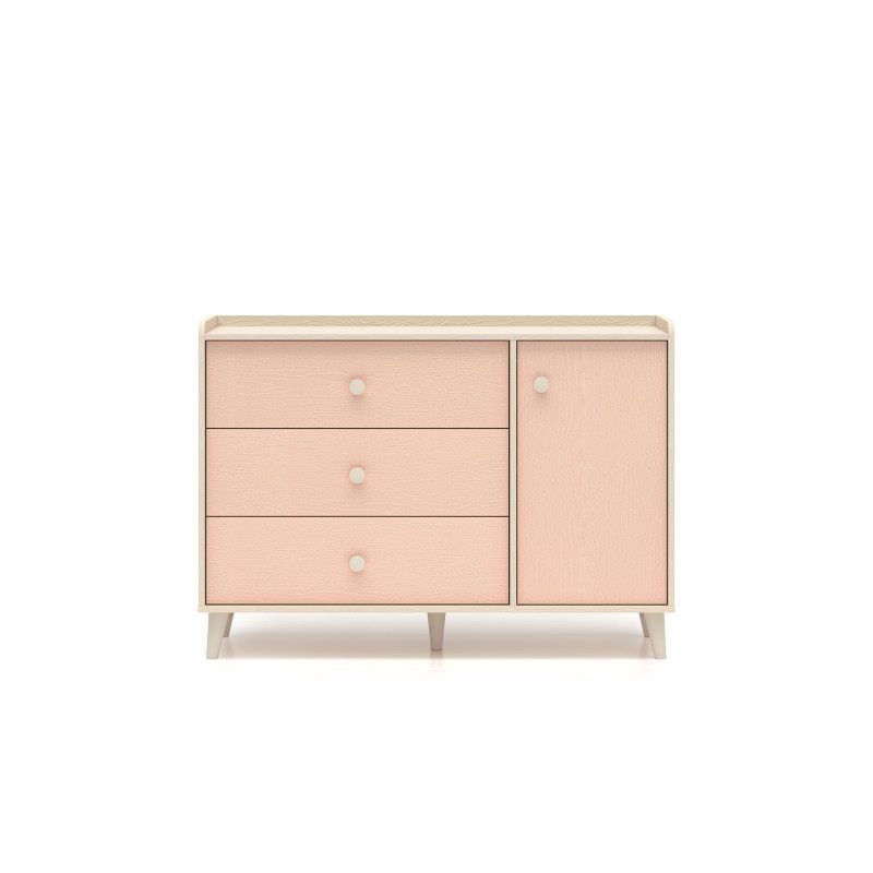 Komoda Mevel 05 Millenial Pink/Szary Pallad ML Meble
