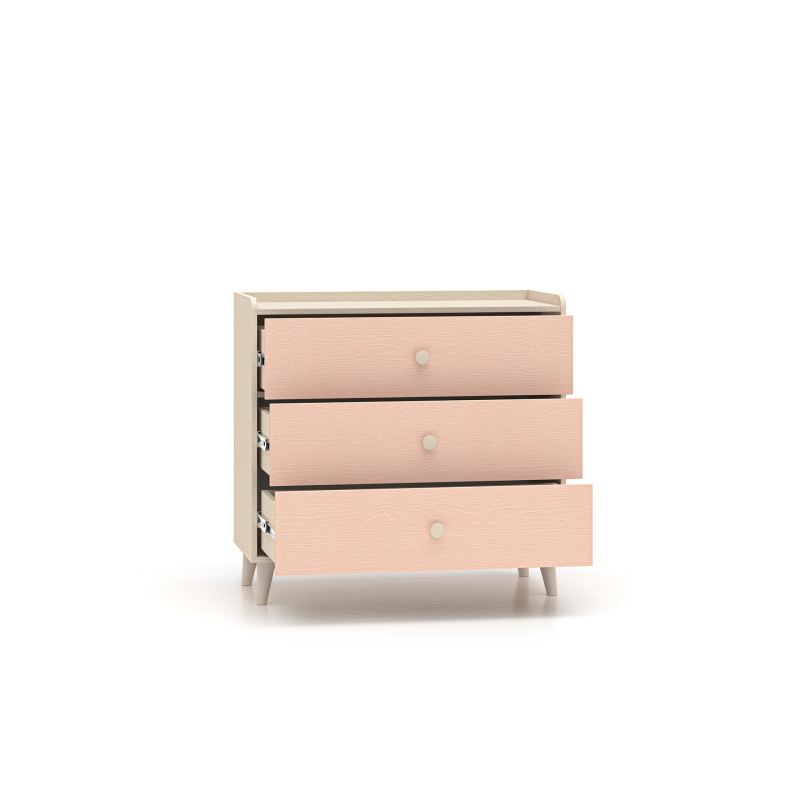 Komoda Mevel 06 Millenial Pink/Szary Pallad ML Meble