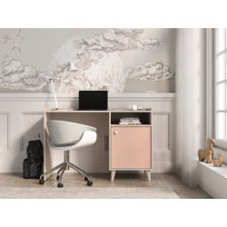 Biurko Mevel 07 Millenial Pink/Szary Pallad ML Meble