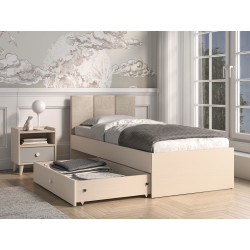Łóżko 90x200 Mevel 08 Piasek Pustyni ML Meble Łóżko 90x200 Mevel 08 Piasek Pustyni ML Meble