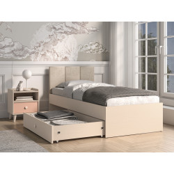 Łóżko 90x200 Mevel 08 Piasek Pustyni ML Meble Łóżko 90x200 Mevel 08 Piasek Pustyni ML Meble