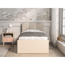 Łóżko 90x200 Mevel 08 Piasek Pustyni ML Meble Łóżko 90x200 Mevel 08 Piasek Pustyni ML Meble