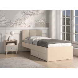 Łóżko 90x200 Mevel 08 Piasek Pustyni ML Meble Łóżko 90x200 Mevel 08 Piasek Pustyni ML Meble