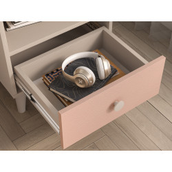 Szafka Nocna Mevel 10 Millenial Pink/Szary Pallad ML Meble