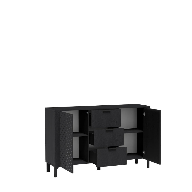 Komoda Malumi MM1 153cm Jarstol Czarny Painflow