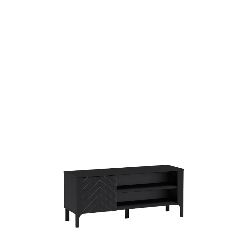 Szafka RTV Malumi MM6 135cm Jarstol Czarny Painflow