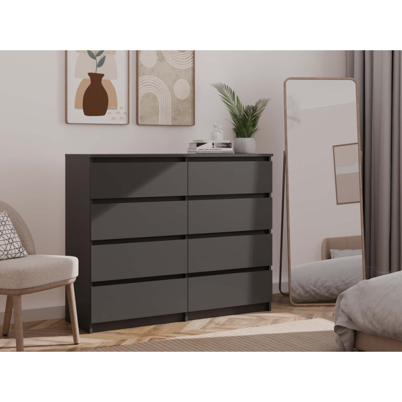 Komoda Malwa M8/120 Czarny