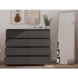 Komoda Malwa M8/120 Czarny