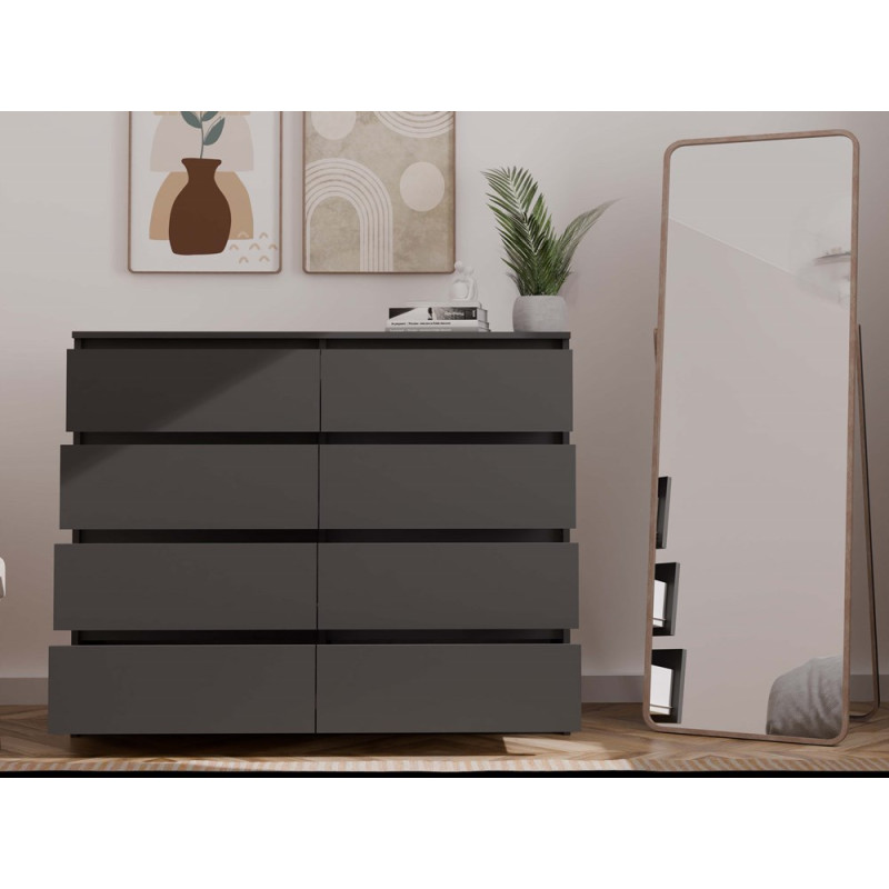 Komoda Malwa M8/120 Czarny