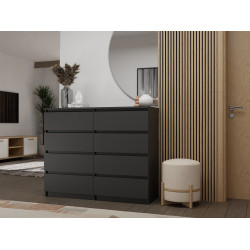 Komoda Malwa M8/120 Czarny