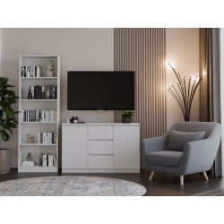 Komoda Malwa 2D3S Biały