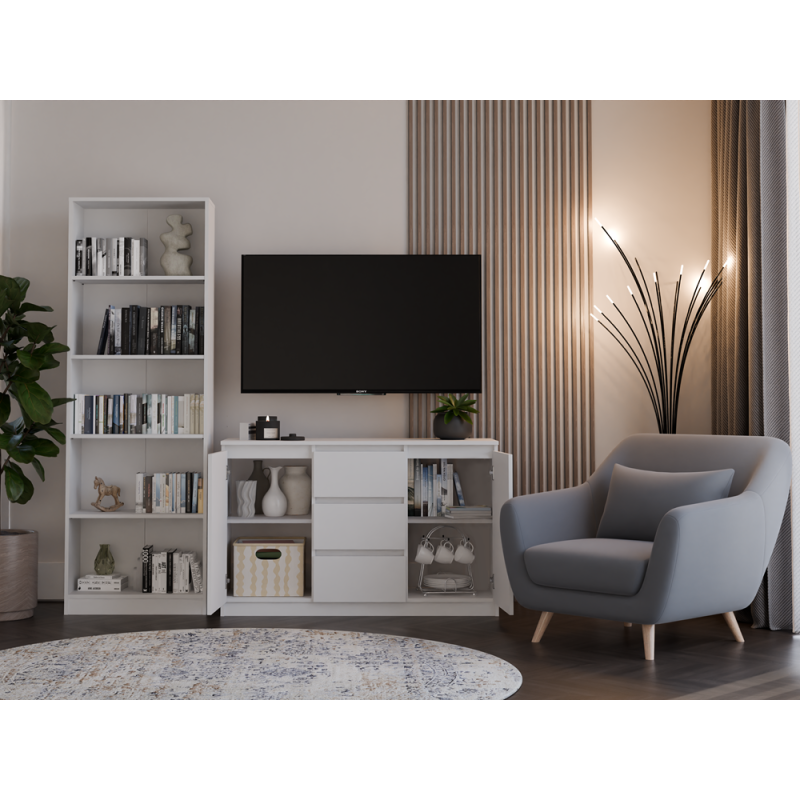 Komoda Malwa 2D3S Biały