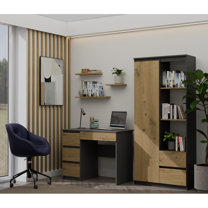 Biurko Mijas Lewe Antracyt Artisan