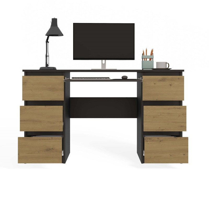 Biurko Kuba Kuba Antracyt Artisan