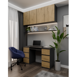 Biurko Kuba Kuba Antracyt Artisan