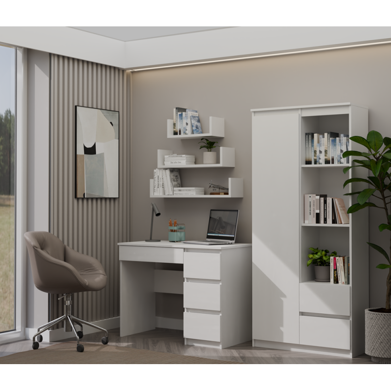 Biurko Mijas Prawe Biały