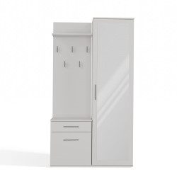 Garderoba Duo Duo Biały