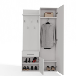 Garderoba Duo Duo Biały