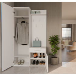 Garderoba Duo Duo Biały