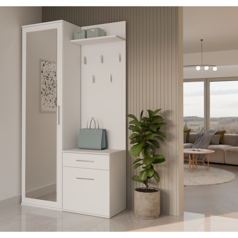 Garderoba Duo Duo Biały