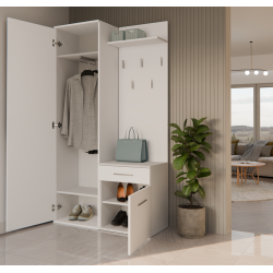 Garderoba Duo Duo Biały