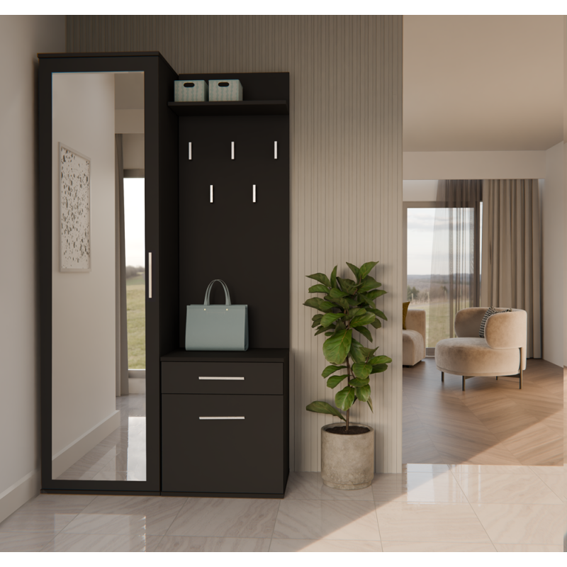 Garderoba Duo Duo Czarny