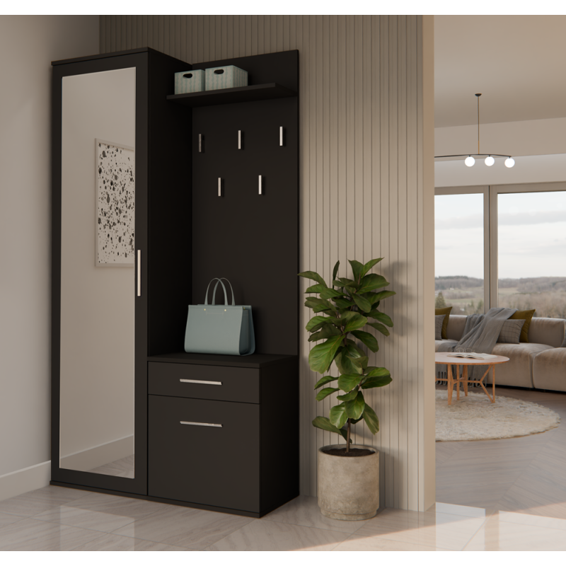 Garderoba Duo Duo Czarny