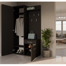 Garderoba Duo Duo Czarny