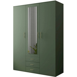 Szafa z lustrami Closy 150cm zielona