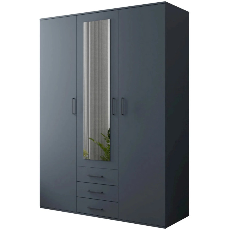 Szafa z lustrami Closy 150cm granatowa Szafa z lustrami Closy 150cm granatowa