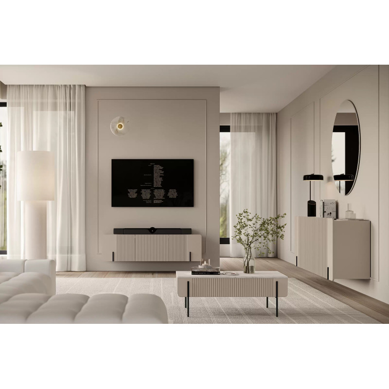 Szafka RTV Malmi wisząca 150cm Kolekcja Malmi Meble Bogart