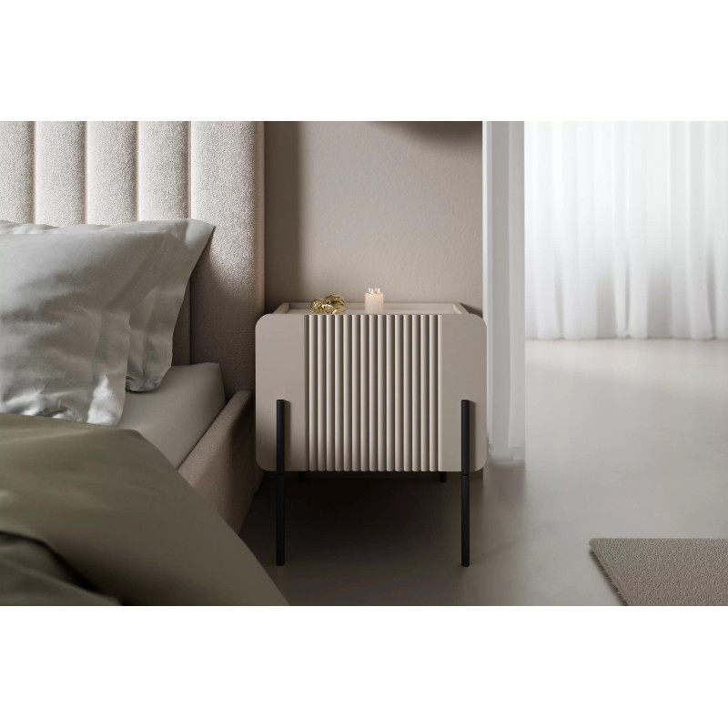 Szafka nocna Malmi 45 Kolekcja Malmi Meble Bogart kaszmir/crema