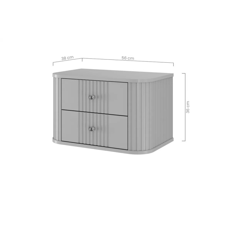 Zestaw wiszących szafek nocnych Kolekcja Vesper Meble Bogart