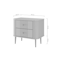 Zestaw szafek nocnych Kolekcja Vesper Meble Bogart