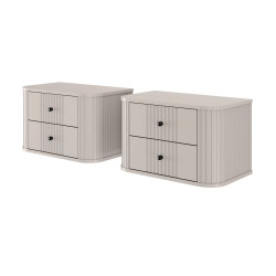 Zestaw wiszących szafek nocnych Kolekcja Vesper Meble Bogart